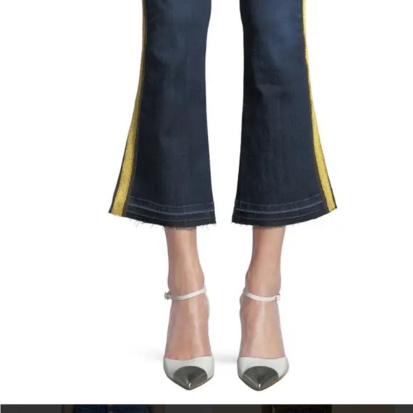 Veronica Beard Carolyn Tuxedo Striped Jeans - size 24 - Picture 15 of 16